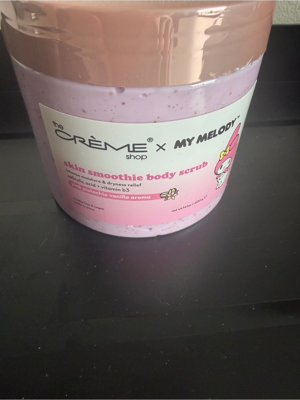 Sealed Creme Shop Hello Kitty My Melody - Pink Skin Smoothie Body Scrub